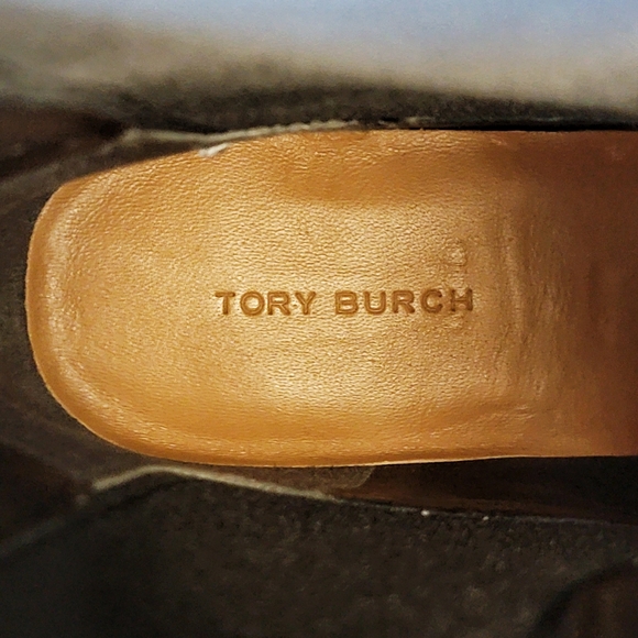 💋LAST DAY!!💋Tory Burch Ivory Leather Benton Boots size 8 - FINAL PRICE - Picture 9 of 11